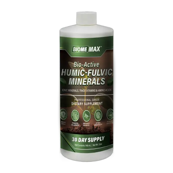 BiomeMax™ Bio-Active "Black Water" Humic/Fulvic Mineral Blend, 32 oz