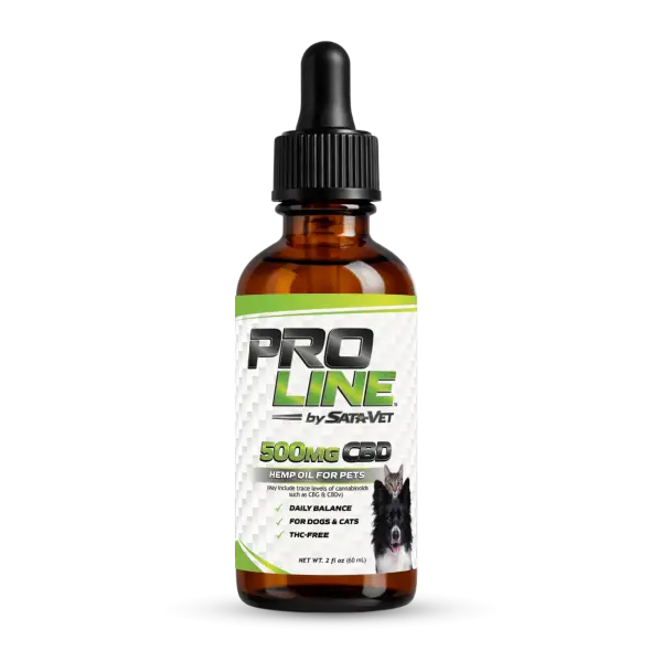 CBD Hemp Oil Tincture for Pets • 500 mg (60 mL)