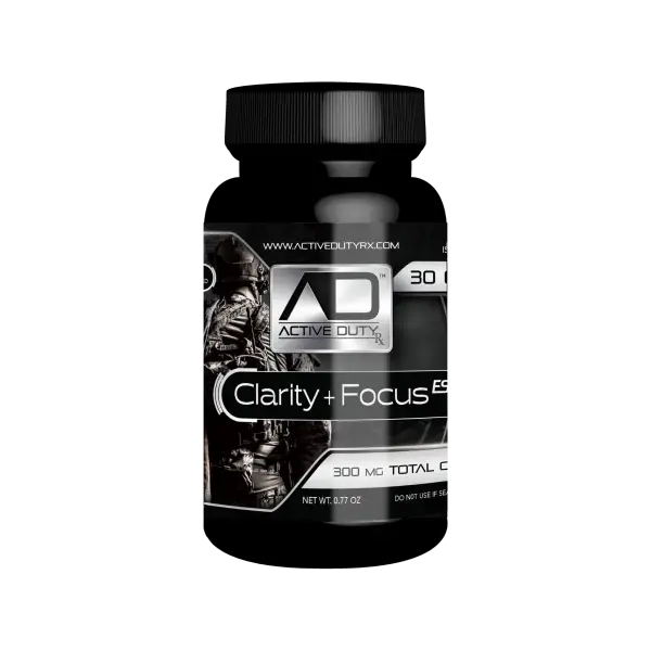 Active Duty RX™ Clarity & Focus ES Hemp Capsules, 30ct