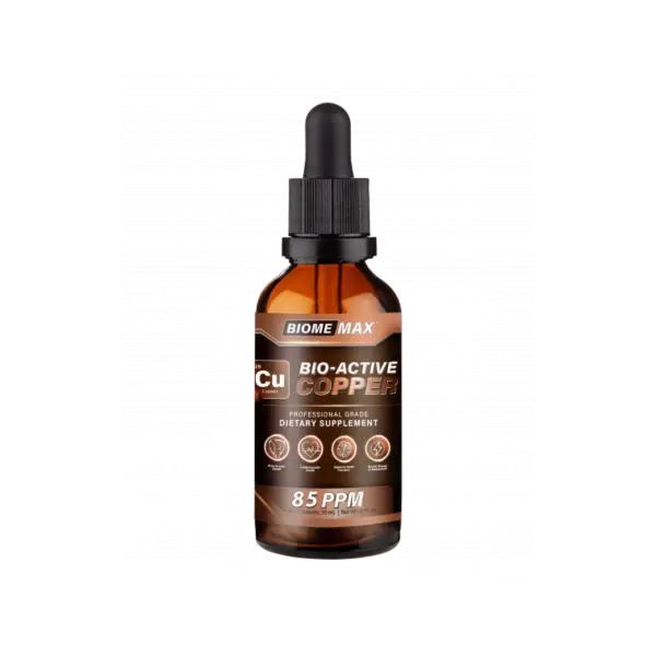 BiomeMax™ Bio-Active 99.99% Pure Colloidal Copper, 30 mL