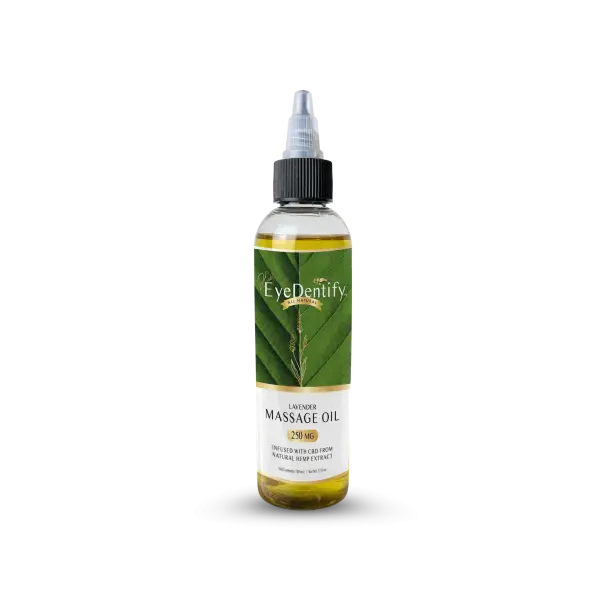 EyeDentify™ by J Early Natural Hemp Infused Massage Oil (Lavender)