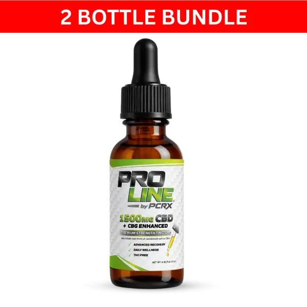 BUNDLE • 2 Bottles (Formerly Emerald) | Premium Strength Tincture • 1500 mg CBD + CBG