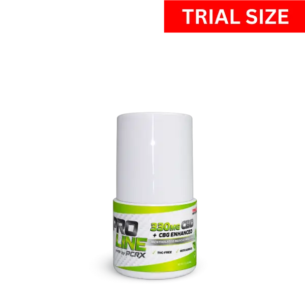 Mentholated Muscle Roll-On • 330 mg CBD + CBG (Trial Size)