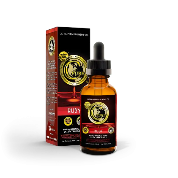 PCRX™ RUBY Full Spectrum Hemp Oil Tincture, 30mL