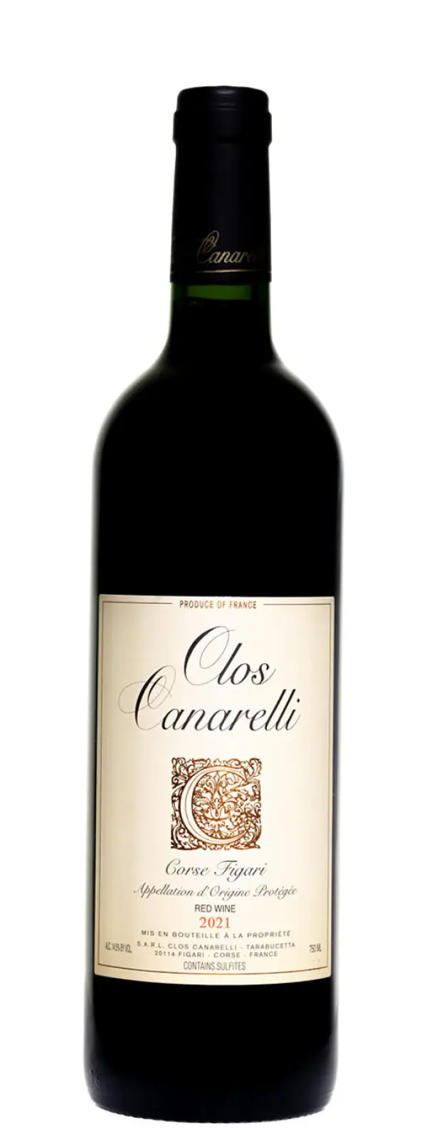 Clos Canarelli Corse Figari Rouge 2021 750ml
