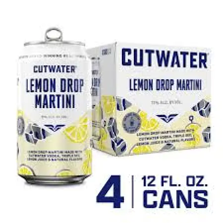 Cutwater Lemon Drop Martini 4pk 12oz Cans
