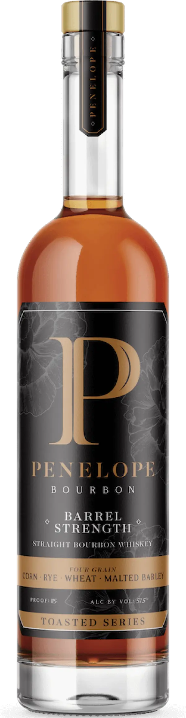 Penelope Bourbon Toasted Barrel Strength Straight Bourbon Whiskey 750ml