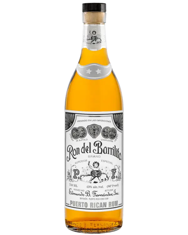 Ron Del Barrilito 2 Stars Rum 750ml