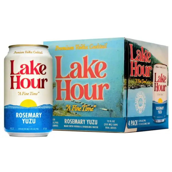 Lake Hour Rosemary Yuzu 4pk 12oz