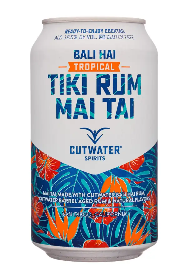 Cutwater Bali Hai Tiki Rum Mai Tai 4pk 12oz Cans