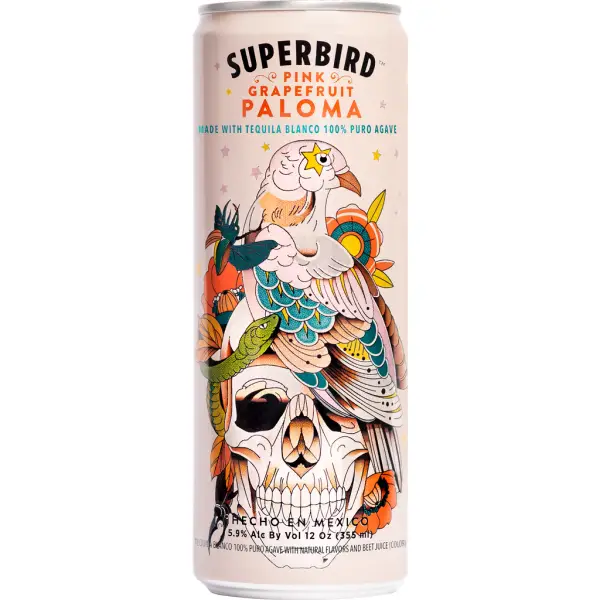 Superbird Paloma Pink Grapefruit 4pk 12oz