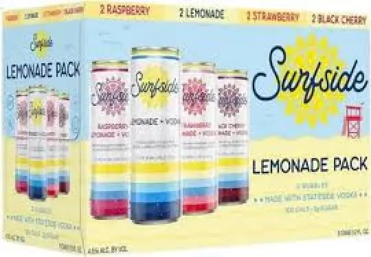 Surfside Lemonade Variety Pack 8 Pack 12oz Cans