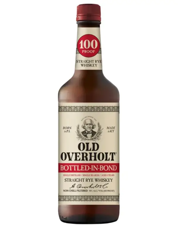 Old Overholt Bottled-In-Bond Straight Rye Whiskey 750ml