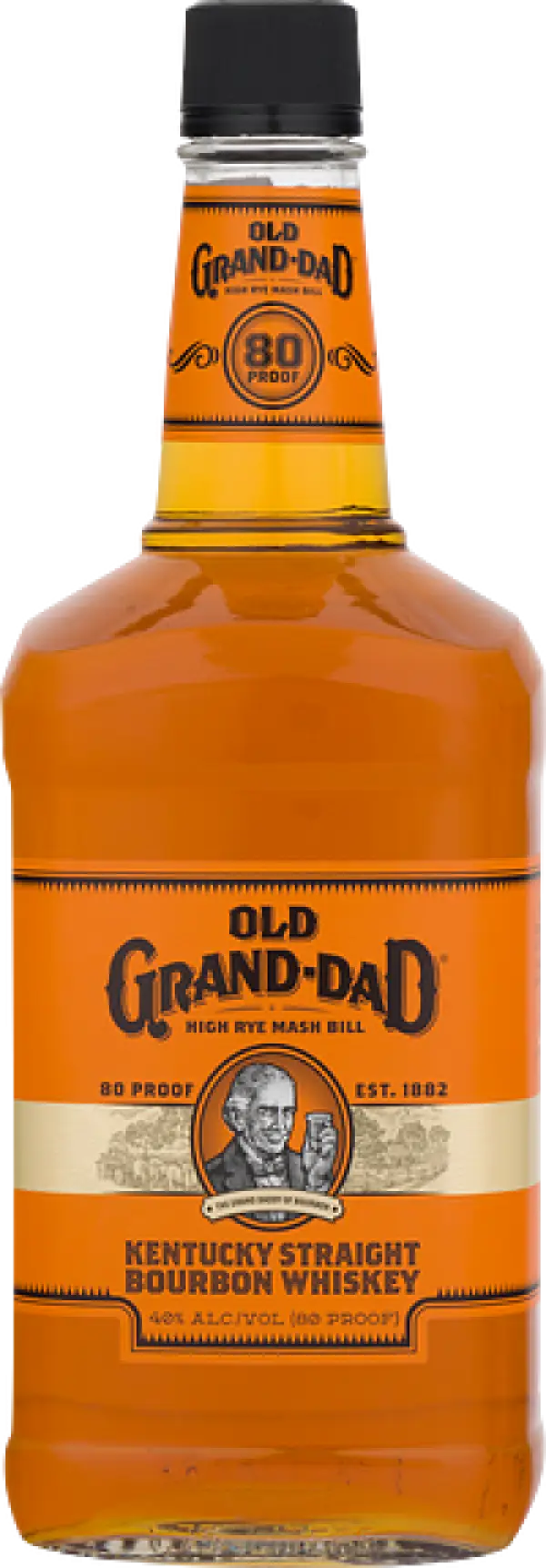 Old Grand-Dad 80 Proof Kentucky Straight Bourbon Whiskey 1.75L