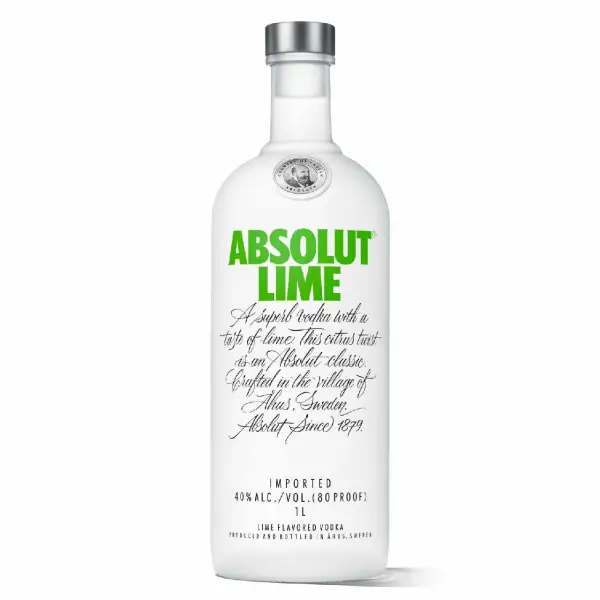 Absolut Lime Vodka 1L
