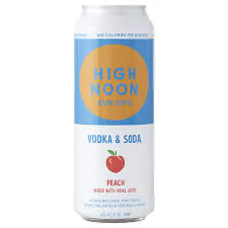 High Noon Sun Sips Peach Vodka & Soda 24oz