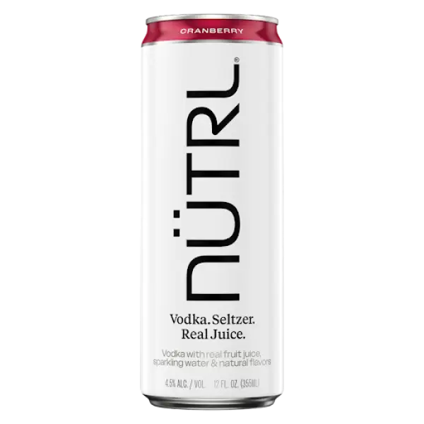 NÜTRL Cranberry Vodka Seltzer 4pk 12oz Cans
