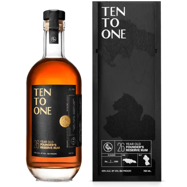 Ten To One Founder’s Reserve 26 Year Rum 750ml