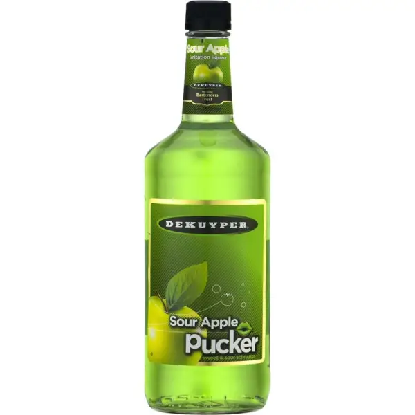 DeKuyper Sour Apple Pucker Schnapps 1L