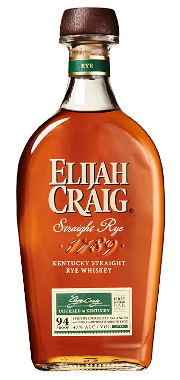 Elijah Craig Straight Rye Whiskey 750ml