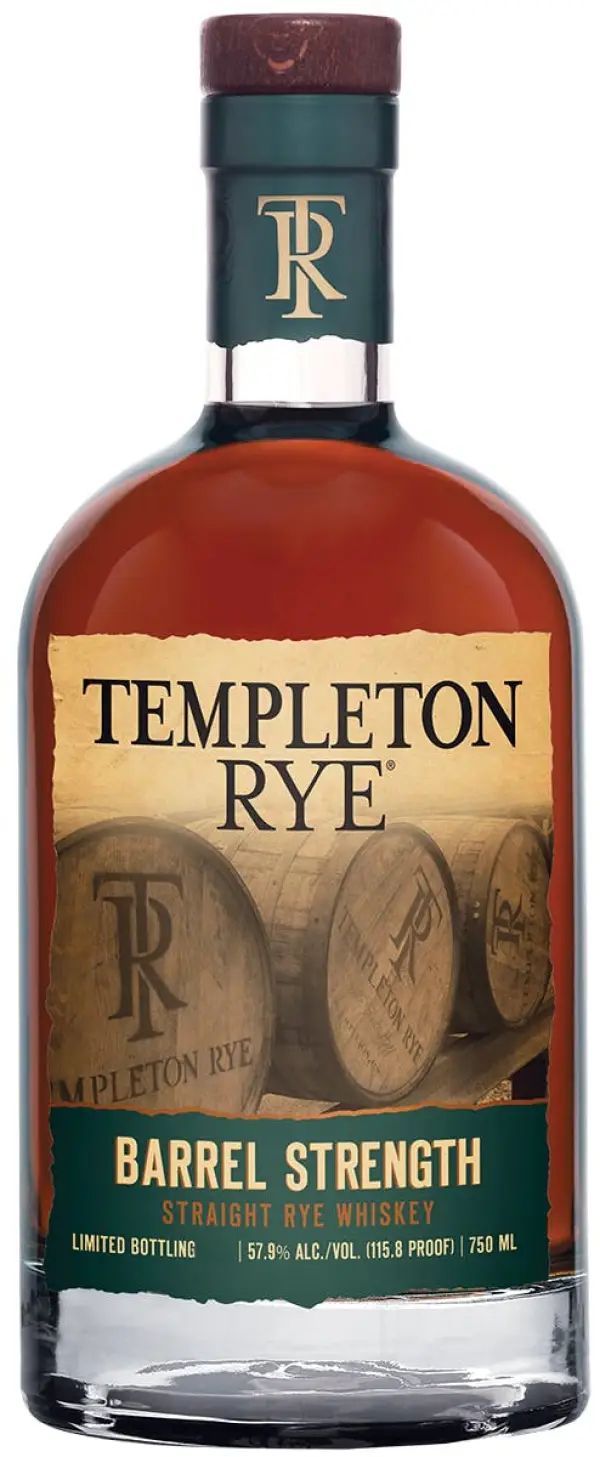 Templeton Rye Barrel Strength Straight Rye Whiskey 750ml