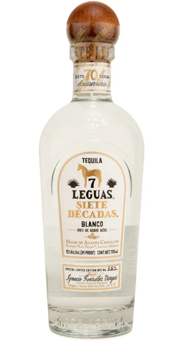 Siete Leguas Siete Décadas Blanco Tequila 750ml