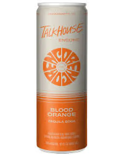 Talkhouse Encore Blood Orange Tequila Soda 4pk 12oz Cans
