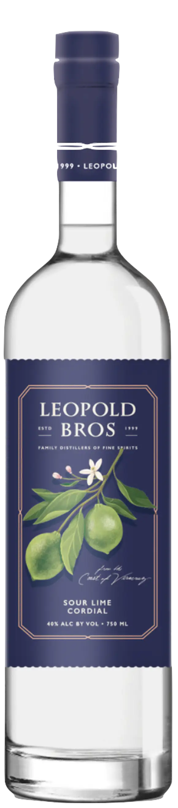 Leopold Bros Sour Lime Cordial 750ml