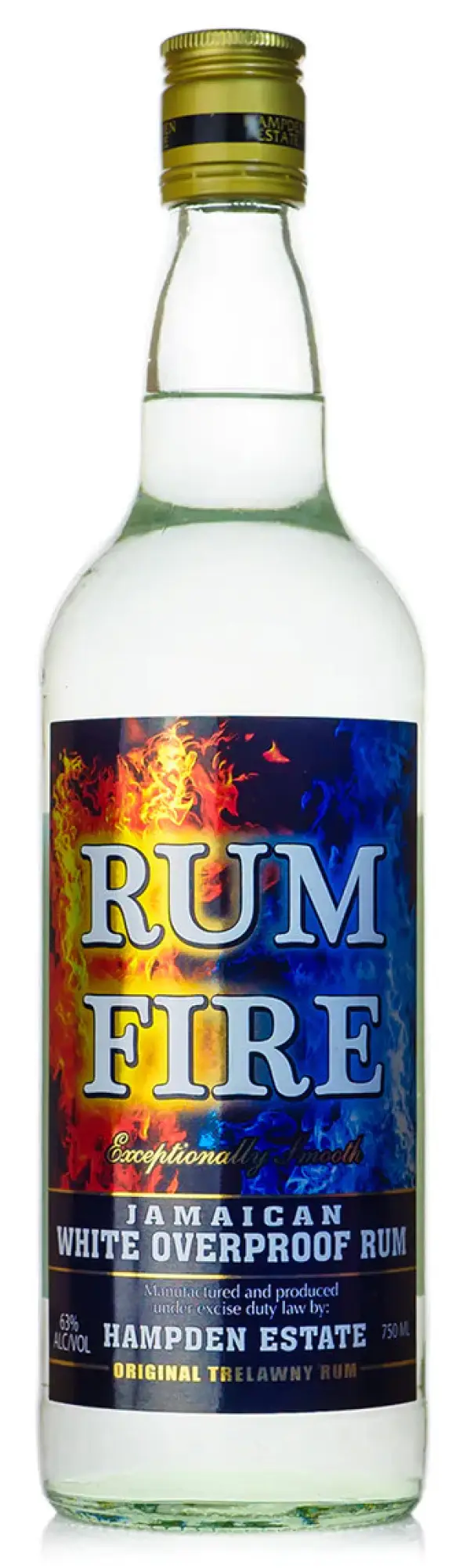 Rum Fire Overproof Rum 750ml