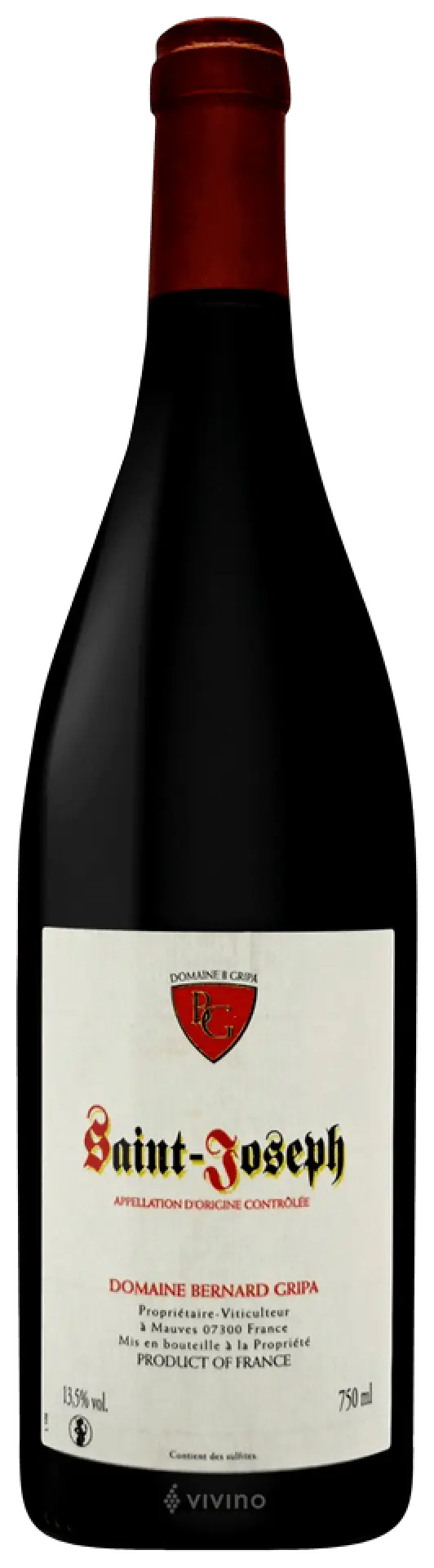 Bernard Gripa Saint-Joseph Rouge 750ml