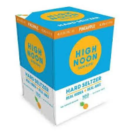 High Noon Pineapple Vodka & Soda 4pk 355ml Cans