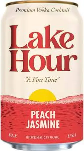 Lake Hour Peach Jasmine 4-Pack 12oz Cans