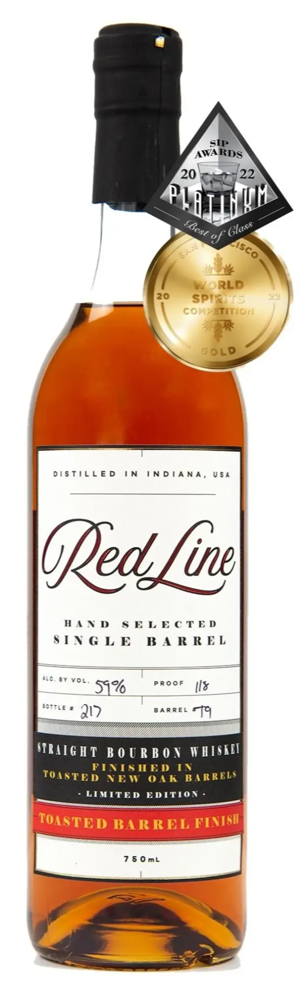 Red Line Single Barrel Toasted Barrel 750ml