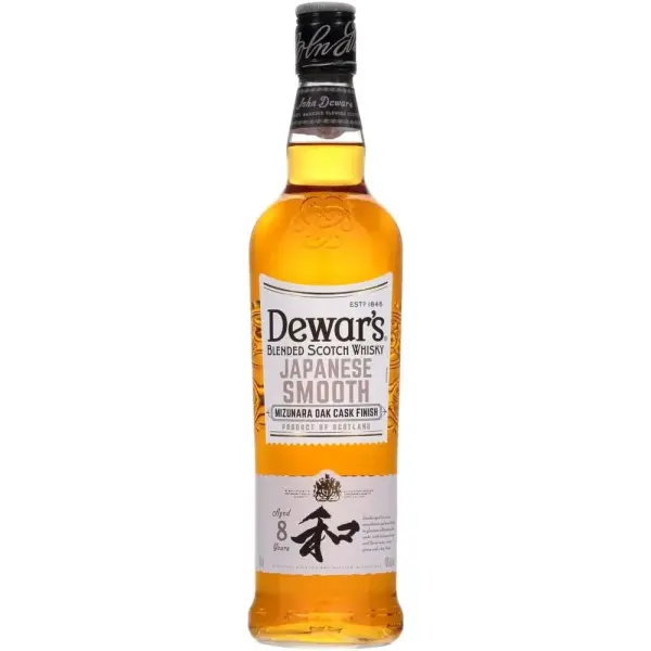 Dewar's 8 Year Old Japanese Smooth Mizunara Oak Cask Finish Blended Scotch Whisky 750ml