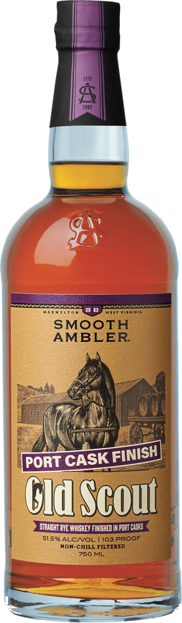 Smooth Ambler Old Scout Rye Port Cask Finish 750ml