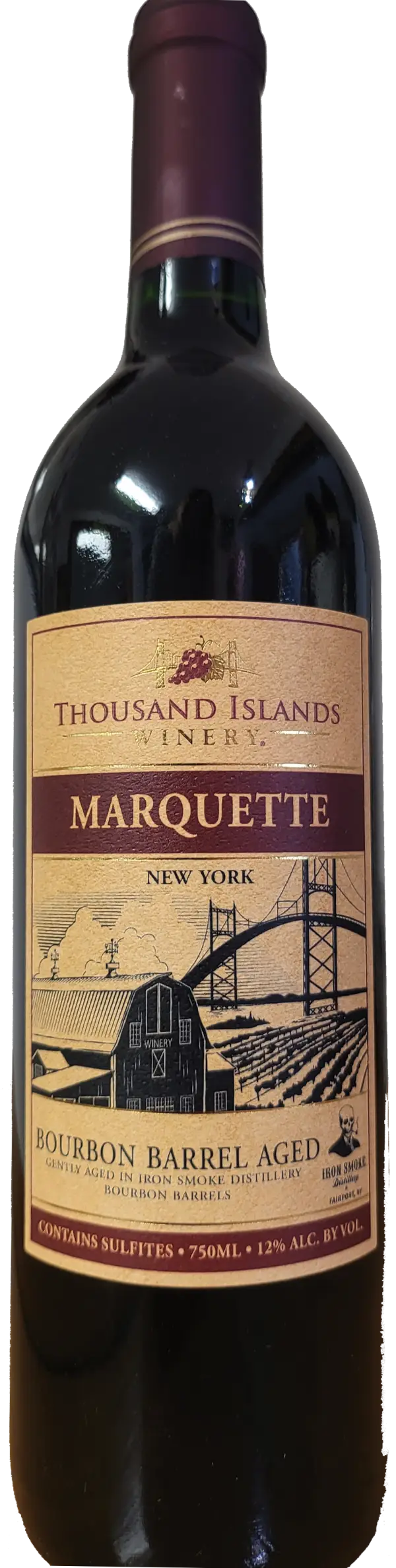 Thousand Islands Winery Marquette Bourbon Barrel Aged 750ml