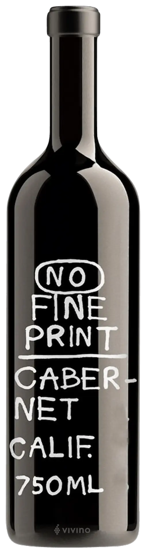 No Fine Print Cabernet Sauvignon 750ml