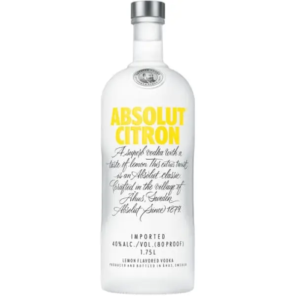 Absolut Citron Vodka 1.75L
