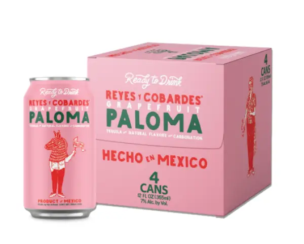 Reyes y Cobardes Paloma 4-Pack 12oz Cans