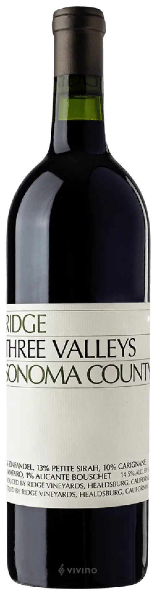 Ridge Three Valleys Sonoma County 750ml