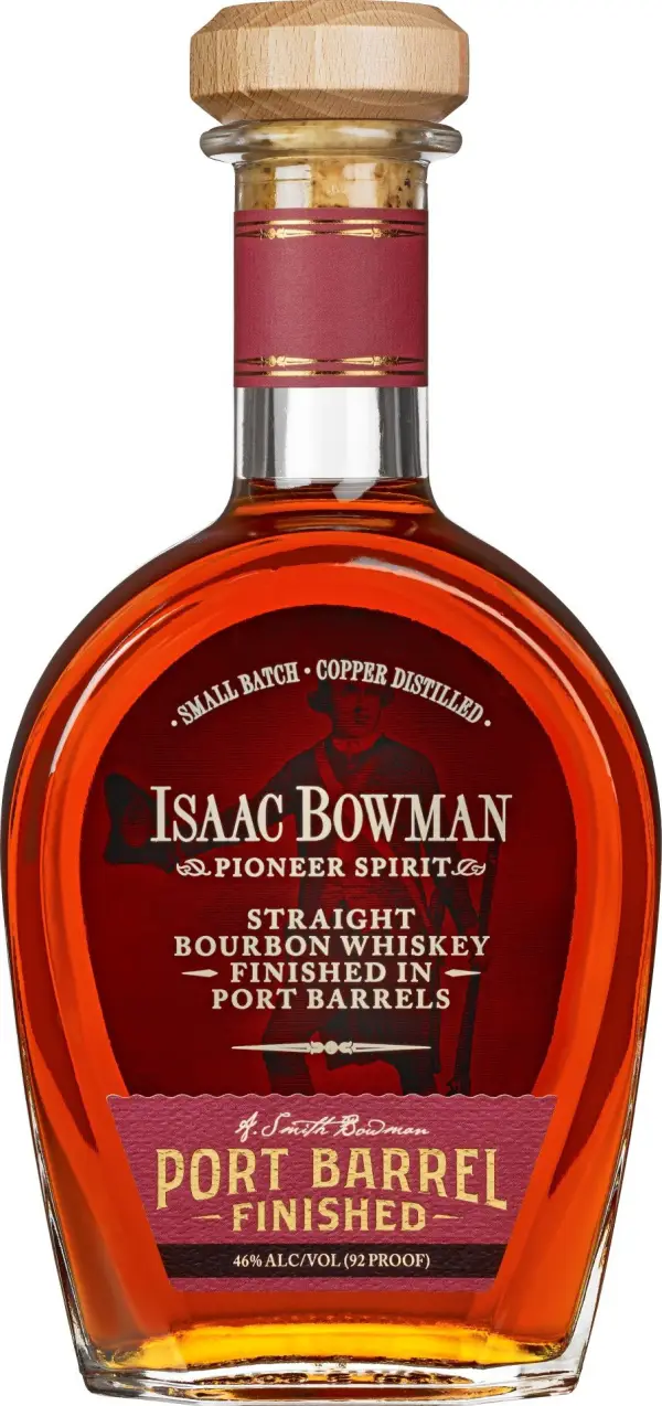 Isaac Bowman Port Barrel Finished Straight Bourbon Whiskey 750ml
