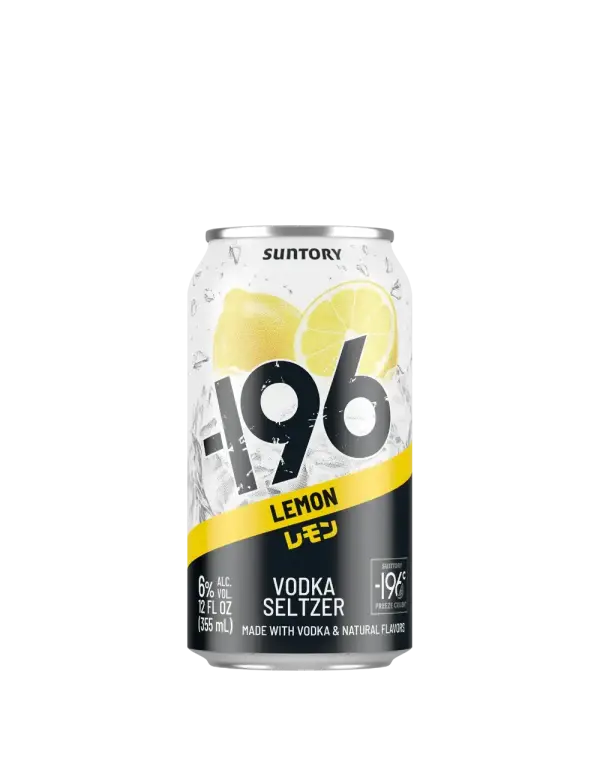 Suntory -196 Lemon Vodka Seltzer 355ml