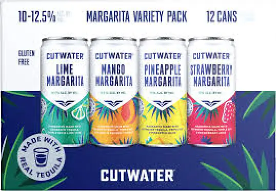 Cutwater Margarita Variety Pack 12pk 12oz Cans
