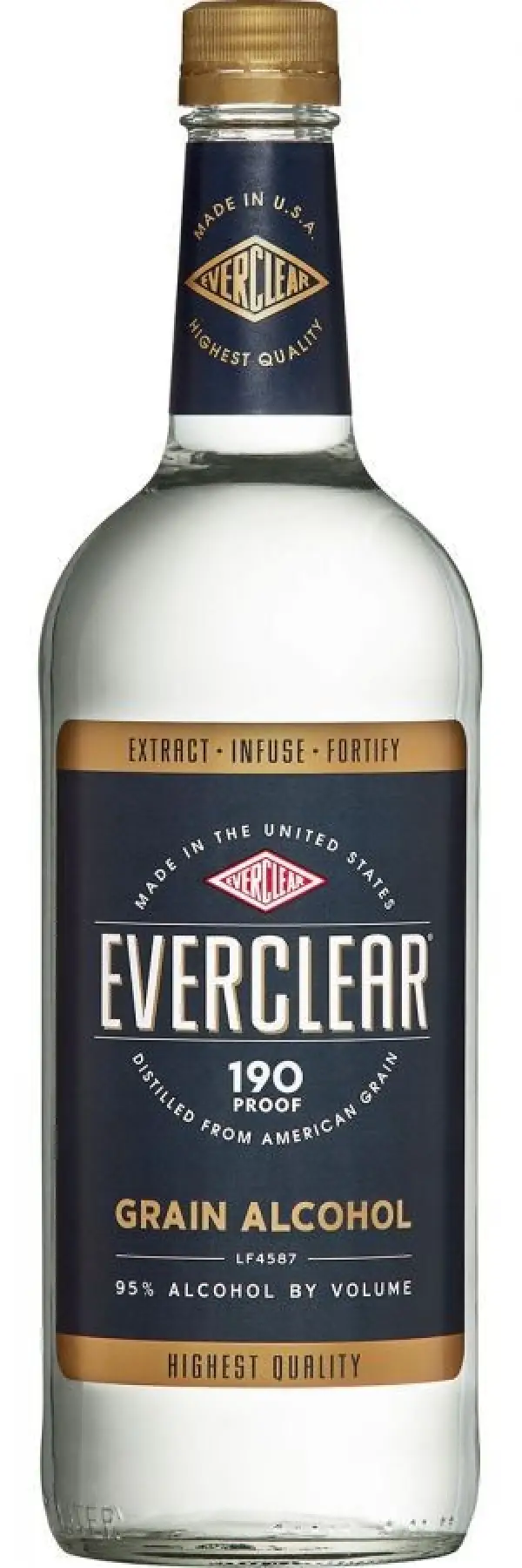 Everclear Grain Alcohol 1L