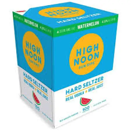 High Noon Watermelon Vodka & Soda 4 Pack 4 x 355ml