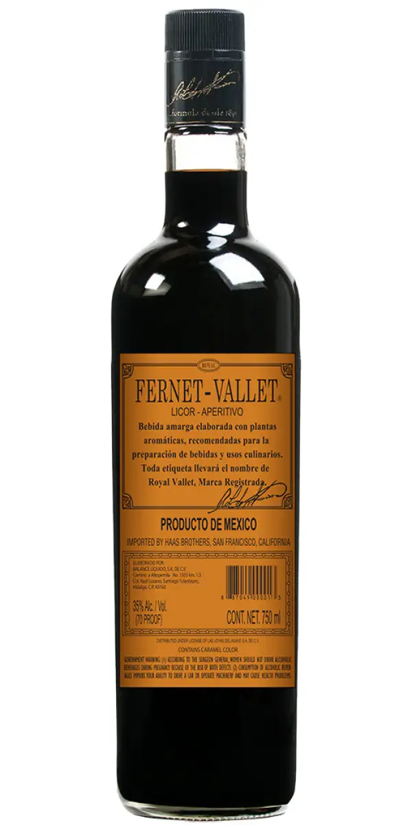 Fernet-Vallet 750ml