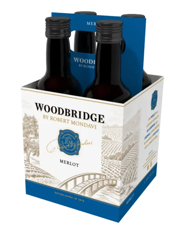 Woodbridge By Robert Mondavi Merlot 4 Pack 187ml
