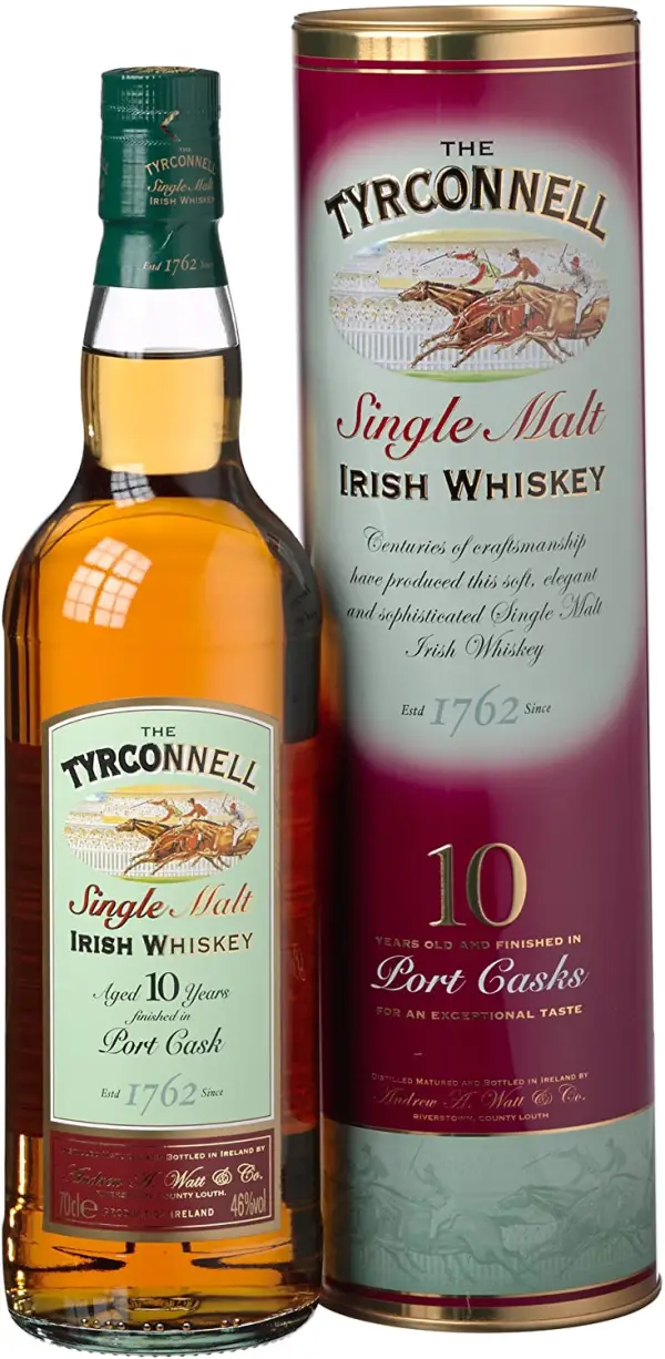 The Tyrconnell 10 Year Old Single Malt Irish Whiskey Port Cask Finish 750ml