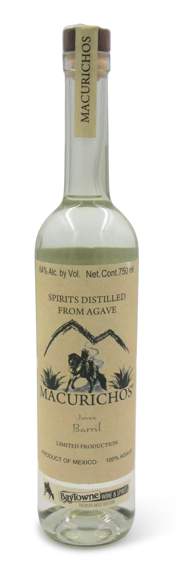 Macurichos Barril Mezcal Joven 750ml