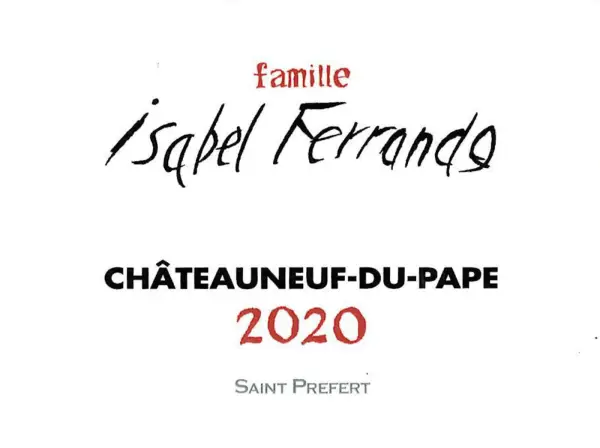Isabel Ferrando Châteauneuf-du-Pape 2020 750ml